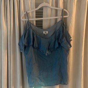 Denis Ruffled Off the Shoulder Women's Top